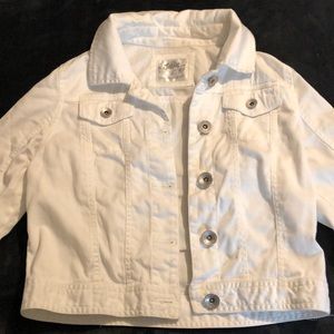 White jean jacket Justice